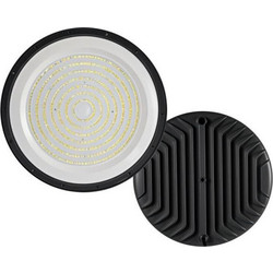 Spotlight Φωτιστικό Καμπάνα 150W Ψυχρό Λευκό 16500lm με Ενσωματωμένο LED Μαύρο 6025 5207196027674