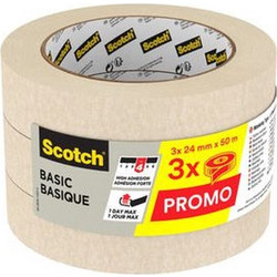 Scotch Χαρτοταινίες 24mm x 50m 3τμχ 201024