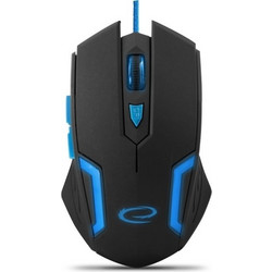 Esperanza MX205 Ενσύρματο Gaming Ποντίκι 2400 DPI Black Blue
