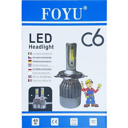 Λάμπες Αυτοκινήτου H7 Canbus LED 6000K Ψυχρό Λευκό 9-30V 40W 2τμχ