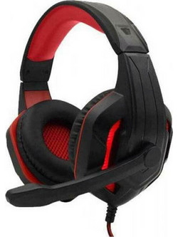 Komc M203 Gaming Headset Over Ear Black Red