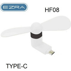 Ezra HF-08 Ανεμιστηράκι Κινητού USB Type-C Λευκό