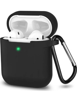 Leewello Θήκη σε Μαύρο χρώμα για Apple AirPods 1 / AirPods 2
