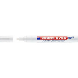 Edding 8750 Industry Ανεξίτηλος Μαρκαδόρος Λευκός 4mm 4-8750049