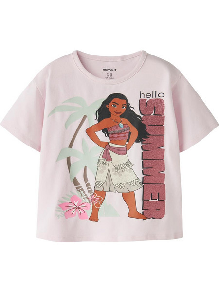 Name It Βρεφική κοντομάνικη μπλούζα Moana Top Box T-Shirt 13255648-Cradle Pink