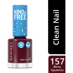 Rimmel Kind & Free Nail Polish 157 Berry Opulence Gloss Βερνίκι Νυχιών