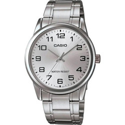 Casio Standard Ανδρικό Ρολόι με Ασημί Μεταλλικό Μπρασελέ MTP-V001D-7BUDF