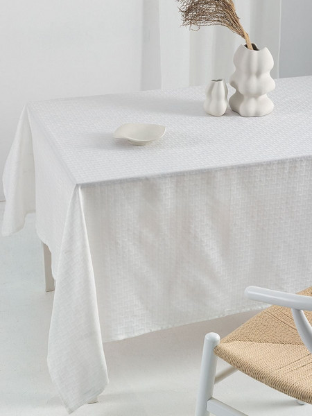 Τραπεζομάντηλο Formal Dinner 175x260 MILLY WHITE Palamaiki