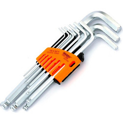 JAKEMY σετ κλειδιά Allen JM-HK2-1, 1.5-10mm, CR-V, 9τμχ