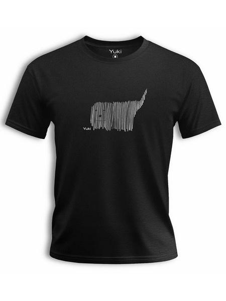 Yuki T-shirt Fluffy Dog black