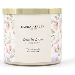 Laura Ashley Αρωματικό Κερί Green Tea & Aloe 400gr