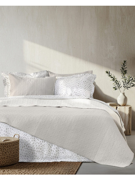 Κουβερλί Υπέρδιπλο Orion Sand Beige/Light Beige Nima 220x240 cm