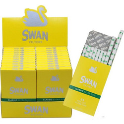 Swan Extra Slim Pocket 5.7mm 54 Φιλτράκια Συσκευασία 20 Τεμαχίων
