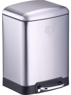 Κάδος απορριμάτων ασημί soft close 6L/22,5 x 20,7 x 32 cm