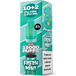 Wpuff Refill Pod Fresh Mint 10+2ml by Liquideo