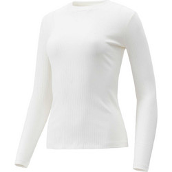 BRILLE Μακρυμάνικη Μπλούζα ESSENCE RIB WHITE γυναίκες