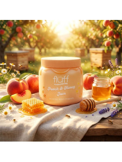 Fluff Peach Honey Jam Body Powder 60g