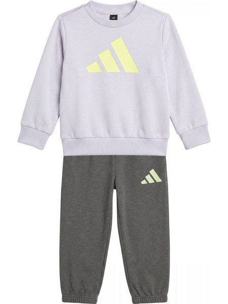 Adidas Βρεφικό Σετ Φόρμας για Αγόρι Γκρι KS1470