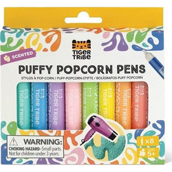 TIGER TRIBE ΣΕΤ ΣΤΥΛΟ 3D PUFFY POPCORN PEN 94410