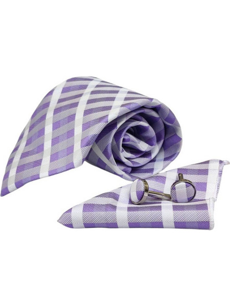 Σετ Γραβάτα με Ποσέτ Lilac Passion