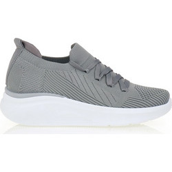 Sneakers κάλτσα γκρι