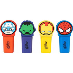 Σετ 4 Υπογραμμιστές (Highlighters) με 3D Topper MARVEL AVENGERS