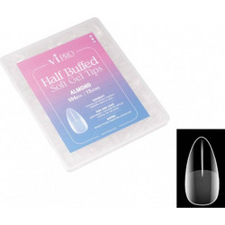 Vi Pro Half Buffed Soft Gel Tips Almond 504τεμ