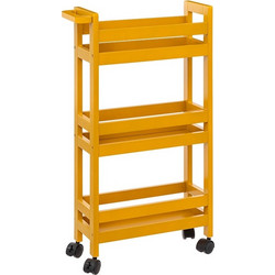 Τρόλεϊ Αποθήκευσης 5five Με 3 Ράφια (40Χ15Χ75) Mustard