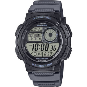 Casio Sport Grey Rubber Strap AE-1000W-8AVEF Casio Sport Grey Rubber Strap AE-1000W-8AVEF