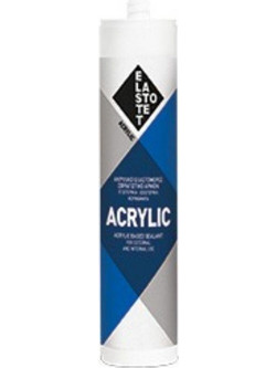 Ακρυλικός Στόκος Elastotet Acrylic Φύσιγγα 280ml Λευκός Elastotet