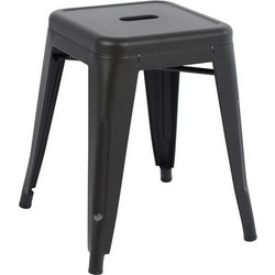 ΣΚΑΜΠΟ ΜΕΤΑΛΛΙΚΟ MELITA ΣΕ ΜΑΥΡΟ ΜΑΤ ΧΡΩΜΑ 37x37x45