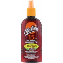Malibu Bronzing Tanning Oil Coconut Spf15 200ml