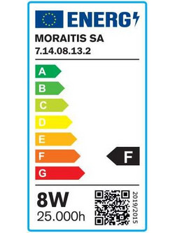 InLight E14 LED C37 8watt 4000Κ Φυσικό Λευκό (7.14.08.13.2)