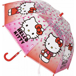 Ομπρέλα Φούσκα PVC 45εκ με άνοιγμα 71εκ HELLO KITTY