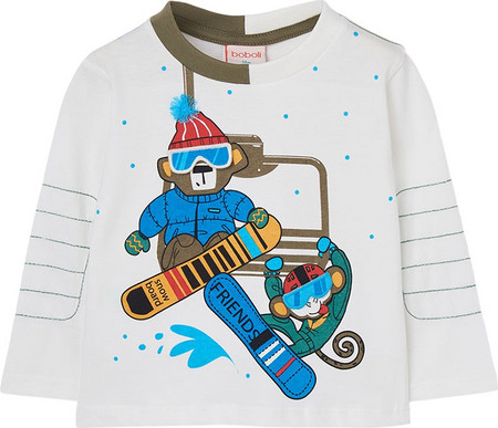 Boboli Knit t-Shirt for boy -BCI (544014 1111) Αγόρι Collection FW26-27