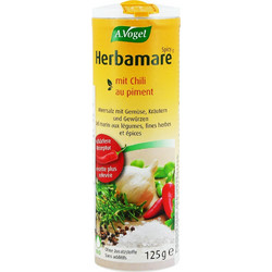 A. vogel herbamare spicy Υποκατάστατο Αλατιού με Τσίλι Χαμηλής Περιεκτικότητας σε Νάτριο, 125gr
