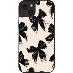 Sonique Diva Series Back Cover Μαύρα Φιογκάκια (iPhone 15 Plus)