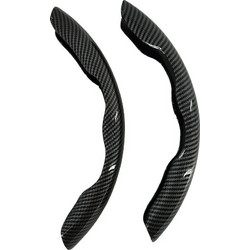 Tpster Πλαστικό Κάλυμμα Τιμονιού Αυτοκινήτου Carbon Black