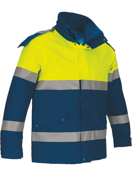 Parka 2-in-1 Υψηλής Ορατότητας MURRAY Valento Fluo Yellow-Orion Navy Blue