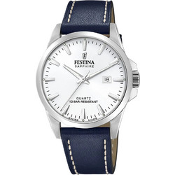 Festina Ανδρικό Ρολόι με Μπλε Δερμάτινο Λουράκι F20025/2