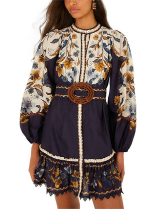Farm Rio Mini Φόρεμα Navy Μπλε 368912-26051