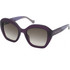 Nina Ricci SNR355 096Z Γυναικεία Γυαλιά Ηλίου Τετράγωνα Κοκάλινα Καφέ με Μαύρο Polarized Φακό