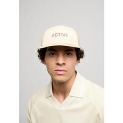 Flexfit YP Classics Unstructured Mesh Active Cap Καπέλο με Δίχτυ Snapback Beige Caramel