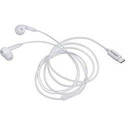 Activejet Wired Headphones Type C White