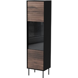Cama CORTINA display cabinet 53x40x182 black
