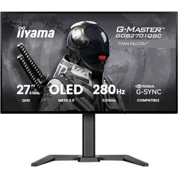 iiyama G-Master GOB2701QSC-B1 Titan Falcon OLED HDR Gaming Monitor 27" 2560x1440 (QHD 2Κ) 280Hz 0.03ms