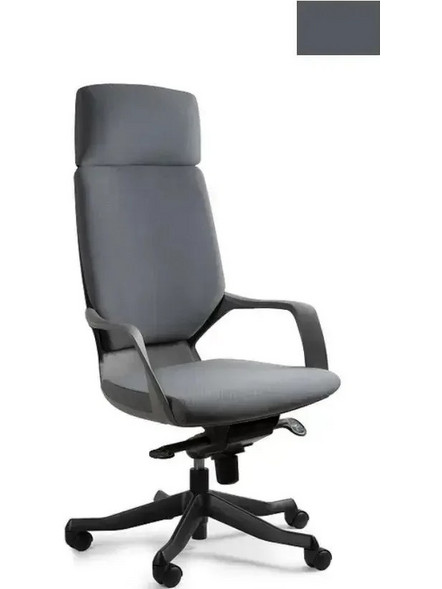 UNIQUE W-909-B-BL417 Καρέκλα Γραφείου Μαύρη