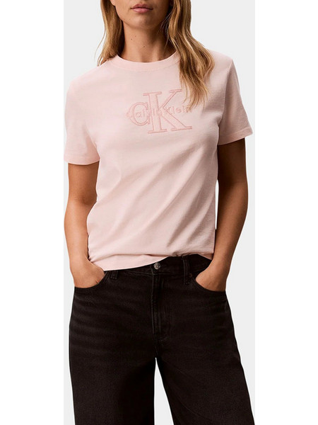 CALVIN KLEIN JEANS SS BABY TERRY HERO MONOLOGO TEE LV047G829G-VG3 LightPink