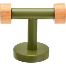 ESTIA ΚΡΕΜΑΣΤΡΑ ΕΠΙΤΟΙΧΙΑ OLIVE SERIES ΔΙΠΛΗ ΜΕΤΑΛΛΙΚΗ/BAMBOO ΛΑΔΙ