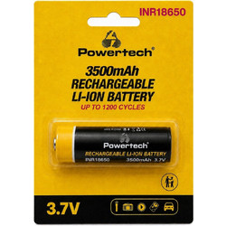 Powertech Rechargeable INR18650 3500mAh 1τμχ